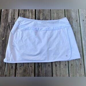 White Athleta Skort Mini Tennis Skirt